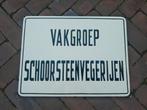 Emaille bord schoorsteenvegerijen, Verzamelen, Merken en Reclamevoorwerpen, Ophalen of Verzenden, Zo goed als nieuw, Reclamebord