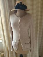 Repeat Cashmere vestje 36, Kleding | Dames, Repeat, Verzenden, Beige, Zo goed als nieuw