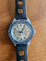 Vintage diver Buler met Tropic band, Sieraden, Tassen en Uiterlijk, Overige merken, Gebruikt, Staal, Polshorloge