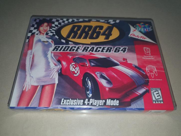 Ridge Racer 64 N64 Game Case, Spelcomputers en Games, Games | Nintendo 64, Zo goed als nieuw, Verzenden