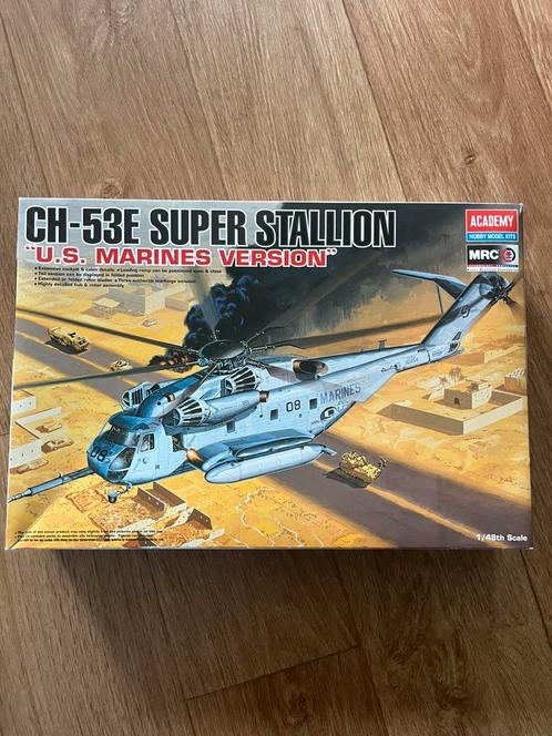 Academy CH-53E Super Stallion 1:48, Hobby en Vrije tijd, Modelbouw | Vliegtuigen en Helikopters, Zo goed als nieuw, Helikopter
