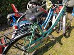 5 oude fietsen en skelter met aanhanger, 55 cm of meer, Ophalen, Gebruikt, Minder dan 10 versnellingen
