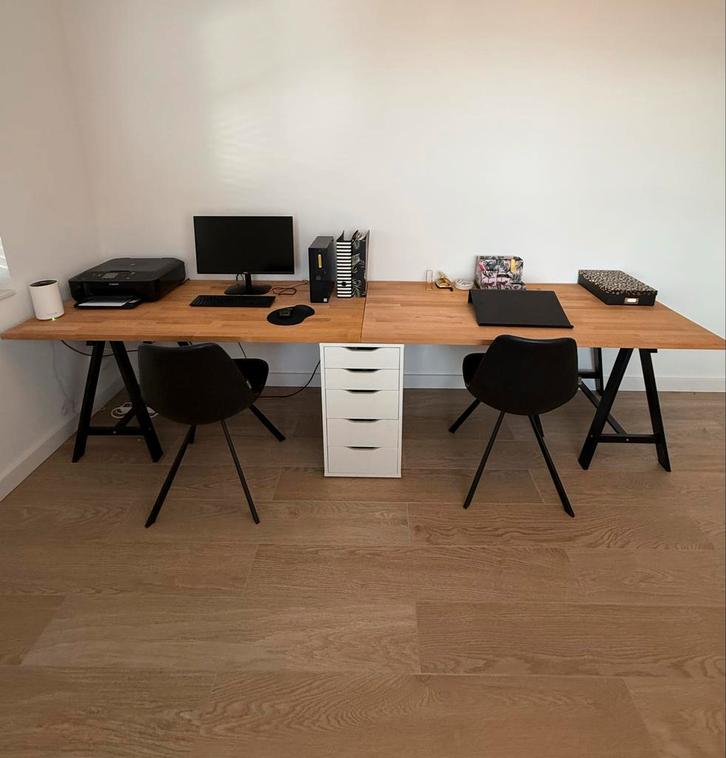 IKEA Bureau Opstelling - KARLBY, TILLSLAG, ALEX, Huis en Inrichting, Bureaus, Gebruikt, Bureau, Ophalen