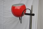 VEB AKA Leuchten | vintage vloerlamp | bollamp "warm rood", Ophalen of Verzenden, Vintage - mid century - 70ties - vloerlamp - Bollamp - Retro