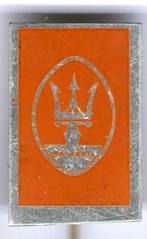 Maserati oranje op aluminium auto speldje ( B_140 ), Verzamelen, Speldjes, Pins en Buttons, Nieuw, Transport, Speldje of Pin, Verzenden