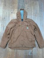 Carhartt Bartlett Workwear Fleece Canvas & Hoodie Bruin L, Maat 52/54 (L), Bruin, Carhartt, Ophalen of Verzenden