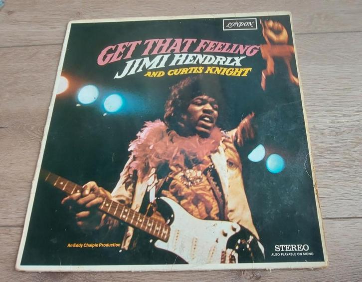 LP 1968 Jimi Hendrix & Curtis Knight. Get that feeling. NL, Cd's en Dvd's, Vinyl | Rock, Gebruikt, Poprock, 12 inch, Ophalen of Verzenden