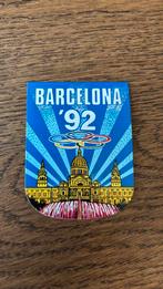 Oude sticker olympische spelen 1992 barcelona, Ophalen of Verzenden, Zo goed als nieuw, Sticker