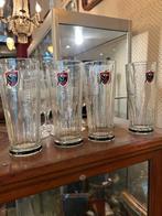 6 hoge bierglazen Jupiler, taurus, Ophalen of Verzenden, Glas of Glazen, Overige merken