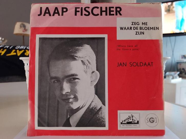 7" Single Jaap Fischer - Zeg Me Waar De Bloemen Zijn (Where, Cd's en Dvd's, Vinyl Singles, Gebruikt, Single, Humor en Cabaret