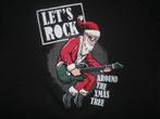 kerst t shirt met kerstman maat M, Greatstone, Maat 48/50 (M), Zwart, Nieuw