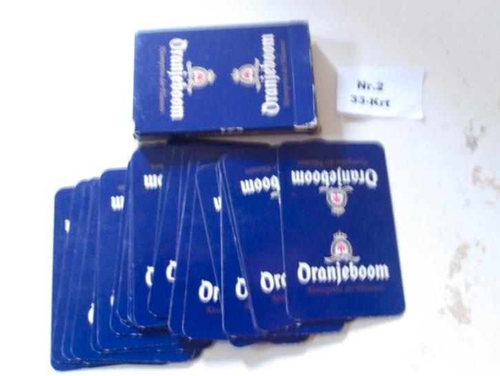 Oranjeboom bier speelkaarten (nr.2)) 33-Krt., Verzamelen, Biermerken, Nieuw, Overige typen, Oranjeboom, Ophalen of Verzenden
