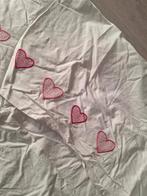 Laken bed hartjes, Ophalen of Verzenden, Zo goed als nieuw, 180 cm of meer, 85 tot 100 cm