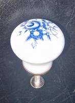 Vintage Deurknop met Bloemenmotief, Ophalen, Gebruikt, Overige materialen, Overige typen