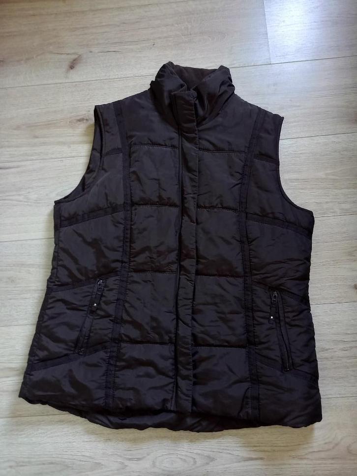 Dikke Bruine Bodywarmer (maat 46), Kleding | Dames, Bodywarmers, Gedragen, Maat 46/48 (XL) of groter, Bruin, Ophalen of Verzenden
