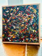 Abstract /Action Painting .. gesigneerd., Antiek en Kunst, Kunst | Schilderijen | Abstract, Ophalen of Verzenden