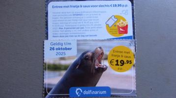 kortingspas dolfinarium beschikbaar voor biedingen