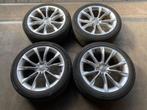 ORIGINELE AUDI A5 S5 S LINE VELGEN + BANDEN 245 40 R18, 18 inch, ., Banden en Velgen, Ophalen of Verzenden