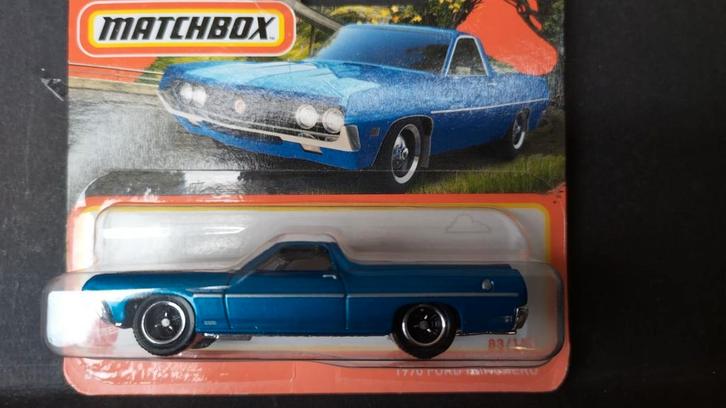 Ford Ranchero 1970 1:64 3inch Matchbox Pol, Hobby en Vrije tijd, Modelauto's | Overige schalen, Zo goed als nieuw, Auto, Verzenden