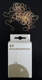 Kerstbalhaakjes goud, Ophalen of Verzenden, Nieuw