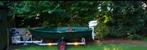 Polyester boot met houten peddels en motor., Ophalen, Gebruikt