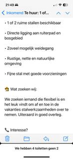 Paardenstallen te huur, Dieren en Toebehoren, Stalling en Weidegang, Weidegang, 2 of 3 paarden of pony's