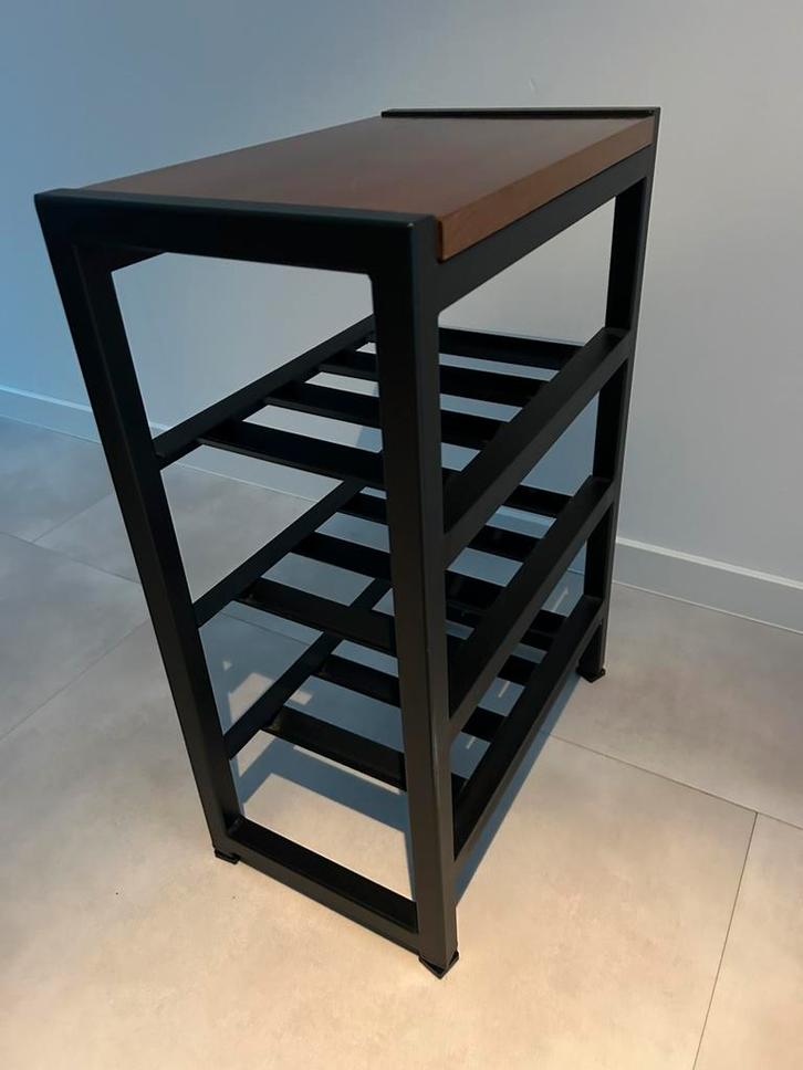 Als NIEUW  kleine tafel + extra’s, Huis en Inrichting, Woonaccessoires | Wijnrekken, Zo goed als nieuw, Minder dan 50 cm, Hout