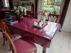 Eettafel met 4 stoelen - Zo goed als nieuw, Huis en Inrichting, Complete eetkamers, Ophalen, Zo goed als nieuw, Klassiek, Minder dan 4 stoelen
