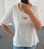 Frank Walder Van Uffelen maat 50 Wit Shirt Dames 100% katoen, Verzenden, Wit, Maat 46/48 (XL) of groter, Nieuw