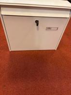 Brievenbus burgwachter wit, Ophalen, Nieuw, Kunststof