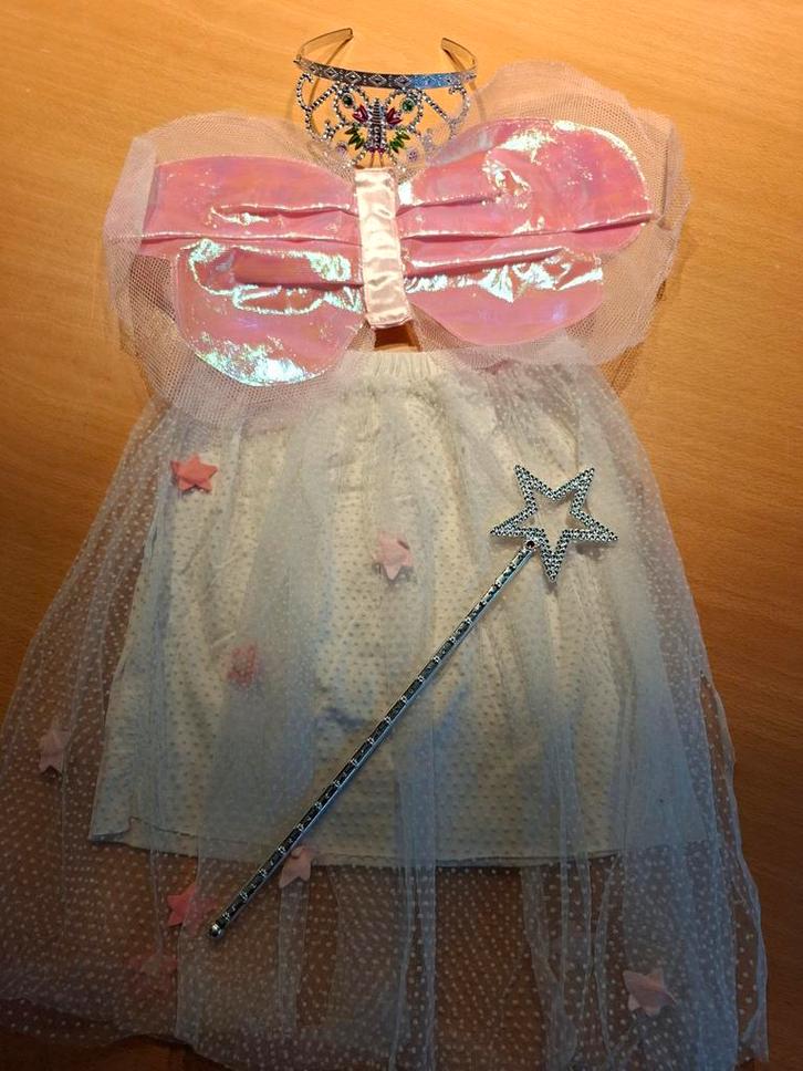 Thema-box kinderfeestje Prinsessen/Fee verkleedkleren -, Kinderen en Baby's, Carnavalskleding en Verkleedspullen, Zo goed als nieuw