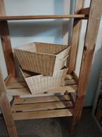 2 rieten mandjes, Huis en Inrichting, Ophalen, Gebruikt, Rechthoekig, Riet