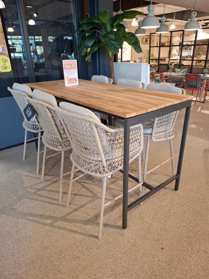 4SO Tramonti  / Taverne bartafel set, Tuin en Terras, Tuinsets en Loungesets, Nieuw, Tuinset, Teakhout, 4 zitplaatsen, Ophalen of Verzenden