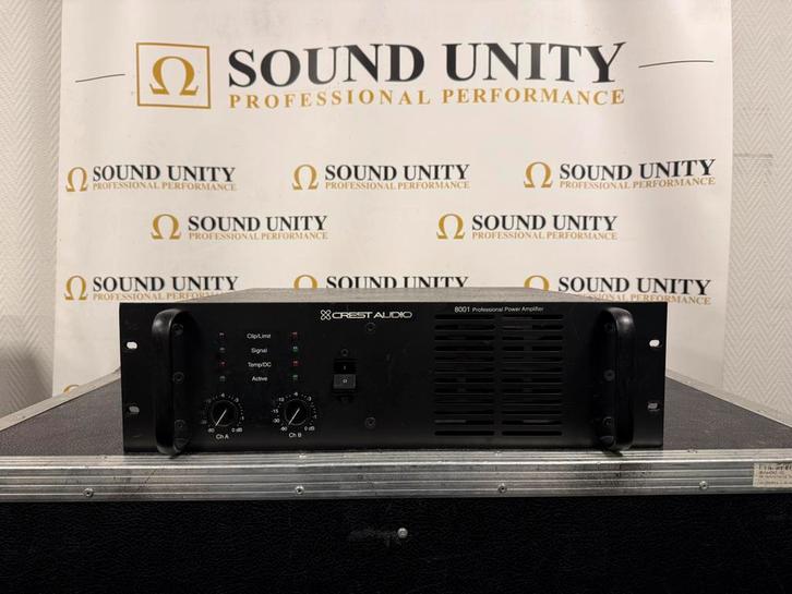 Crest Audio 8001 Pro Amplifier 2x1200W/4ohm, Audio, Tv en Foto, Luidsprekers, Zo goed als nieuw, Front, Rear of Stereo speakers