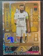 Topps MA 22/23    100 CLUB UNBEATABLE    BENZEMA REAL MADRID, Ophalen of Verzenden, Zo goed als nieuw, Plaatje