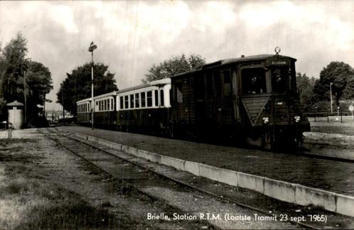 Station R.T.M. Brielle (1965), Verzamelen, Ansichtkaarten | Nederland, Ongelopen, Zuid-Holland, 1960 tot 1980, Ophalen of Verzenden