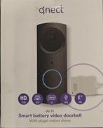 AANBIEDING! QNECT WI-FI smart battery video deurbel, Ophalen of Verzenden, Nieuw, Bedraad