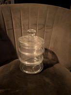 Glazen Schaal met Deksel - Perfect voor Keukenopslag, Huis en Inrichting, Schaal, Rond, Ophalen of Verzenden, Glas