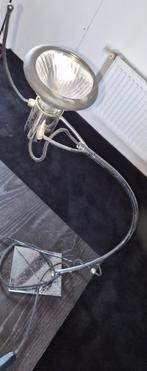 Zilveren design lamp - verhuizing verkoop, Ophalen, Gebruikt, Design, Minder dan 100 cm