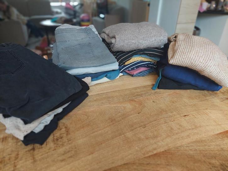 Zwangerschap kleding maat M, Kleding | Dames, Positiekleding, Gedragen, Broek of Spijkerbroek, Maat 38/40 (M), Overige kleuren