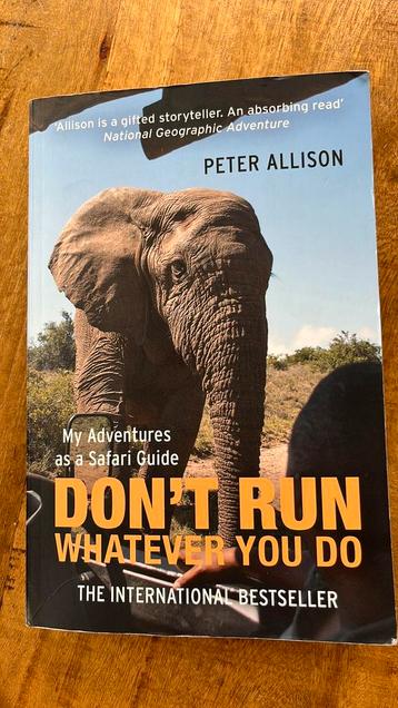 Reisverhalen Afrika Don’t run whatever you do beschikbaar voor biedingen