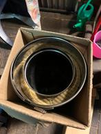 Kachelpijp geïsoleerd, Ophalen of Verzenden, Zo goed als nieuw, Rvs, Minder dan 2 meter