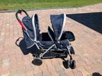 Tweelingbuggy, Kinderen en Baby's, Buggy's, Ophalen, Gebruikt, Overige merken, Voetenzak