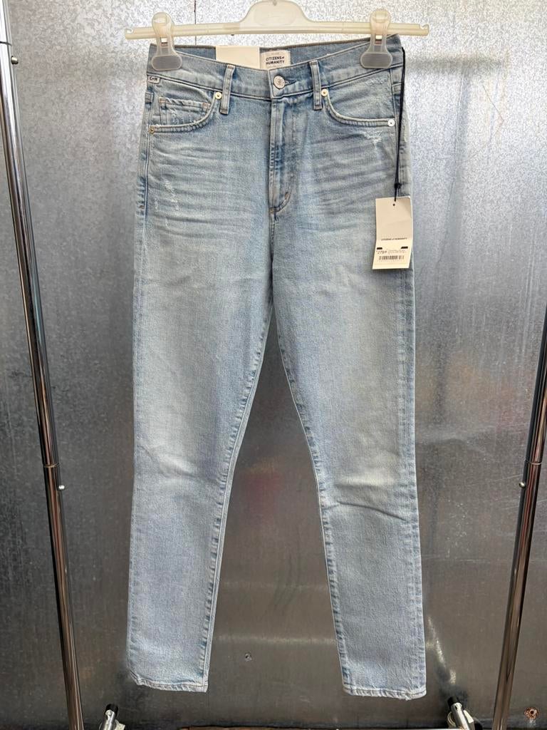 Citizens of humanity jeans 24 olivia high rise slim, Ophalen of Verzenden, Zo goed als nieuw, Blauw, W27 (confectie 34) of kleiner