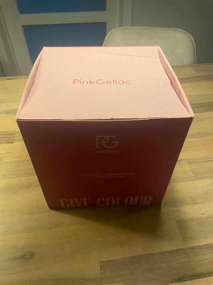 Pink Gellac set, Sieraden, Tassen en Uiterlijk, Uiterlijk | Cosmetica en Make-up, Gebruikt, Handen en Nagels, Overige kleuren