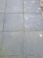 Grijze terrastegels beton (60x60x5), Tuin en Terras, Tegels en Klinkers, Ophalen, Gebruikt, 5 tot 10 m², Beton