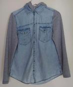 Denim blouse spijkerbroeken met capuchon denim co  Maat 38, Blauw, Maat 38/40 (M), Ophalen of Verzenden, Zo goed als nieuw