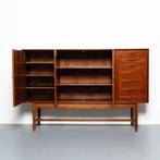 Vintage Deens Dressoir in teakhout, Ophalen, Gebruikt, 150 tot 200 cm, Teakhout