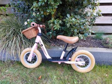 Bandits & Angels Loopfiets  - Roze met mandje beschikbaar voor biedingen
