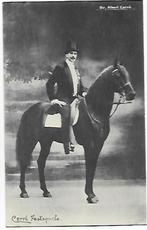 Circus directeur Albert Carré te paard ca 1900, Gelopen, Ophalen of Verzenden, Sterren en Beroemdheden, Voor 1920